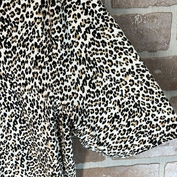 Talbots Top Leopard Animal Print size XL - Picture 3 of 9